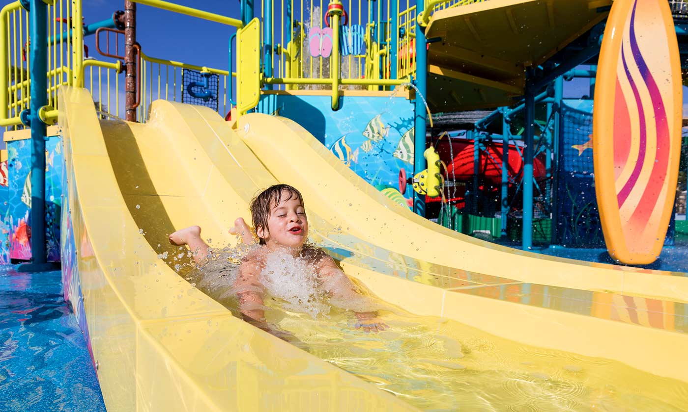 Waterslides at Encore Resort