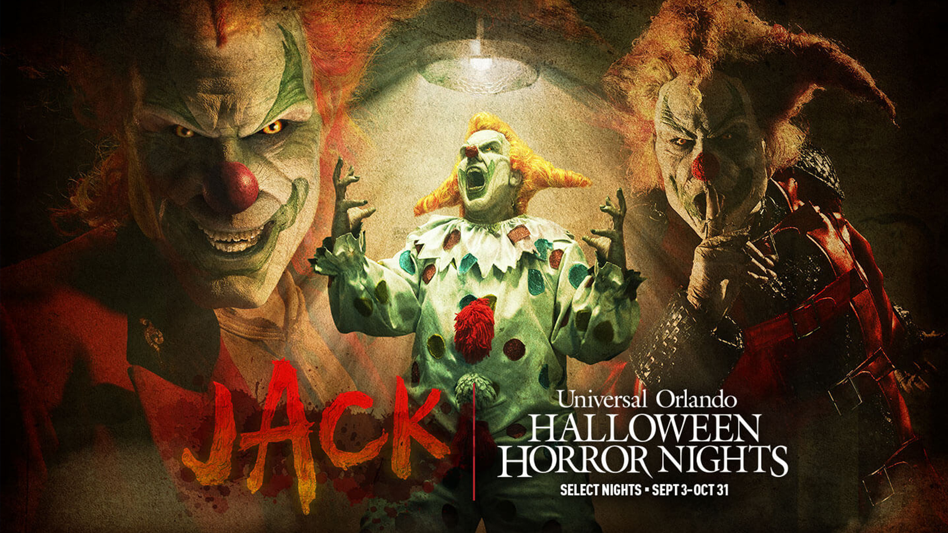 Universal Orlando Halloween Horror Nights-Jack the Clown