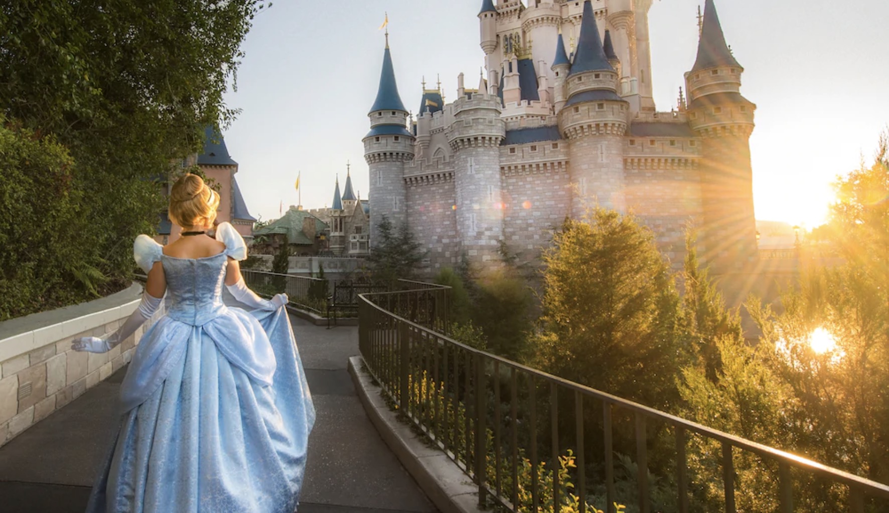Cinderella at Cinderella Castle in Magic Kingdom