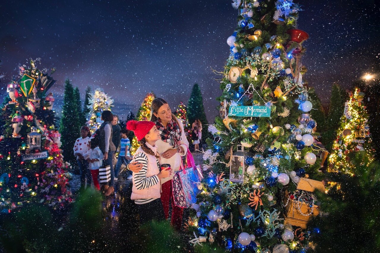 Disney Springs Christmas Tree Stroll